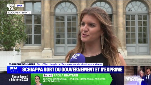 Remaniement: Je n'ai pas toujours tout réussi, mais en tout cas, j'ai toujours essayé , affirme Marlène Schiappa