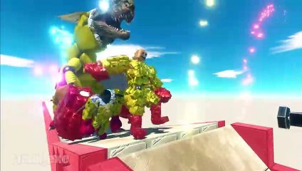 Jump and Escape from Spike Traps and Goro The Giant - Animal Revolt Battle Simulator