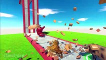 JUMP and SPIKE TRAP Catch the Wild Boar! Animal Revolt Battle Simulator