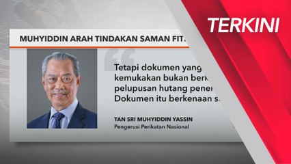 [TERKINI] Muhyiddin arah tindakan saman fitnah kepada Anwar