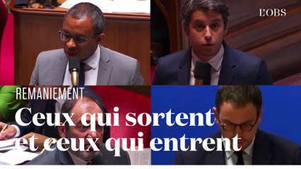 Remaniement : qui sont les ministres entrant et sortant ?