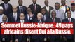 Russie-Afrique: malgré la guerre, 49 pays africains confirment leur présence.