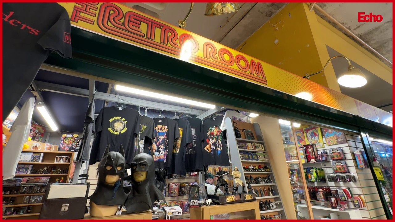 The Retro Room Sunderland at the city's Jacky Whites Market - video Dailymotion