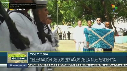 Colombia conmemora los 213 años de su independencia
