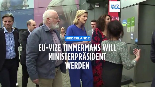 Nachfolger von Tefal -Rutte? EU-Vize Timmermans will zurück in die niederländische Politik