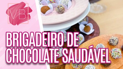 Receita de brigadeiro de chocolate saudável - Você Bonita (20/07/2023)