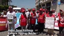 Emeklilerden yüzde 25’lik maaş zammına yere yatarak protesto