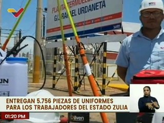 Zulia | Trabajadores de Corpoelec recibieron 5.756 piezas de uniformes