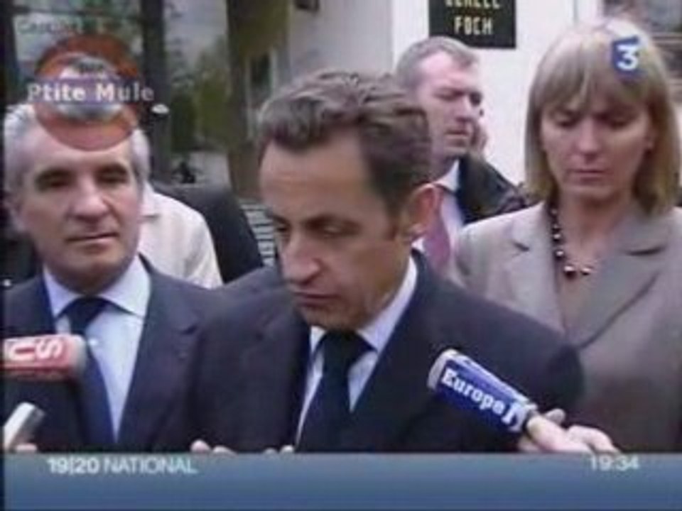 Chine : N. Sarkozy durcit le ton