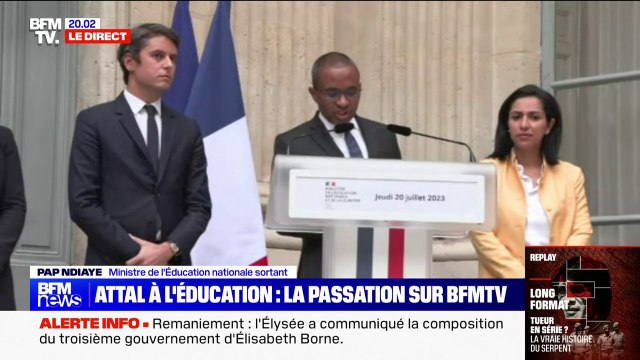Passation au ministère de l'Éducation nationale: Nous avons posé les fondations d'un nouvel élan pour l'école inclusive , affirme Pap Ndiaye