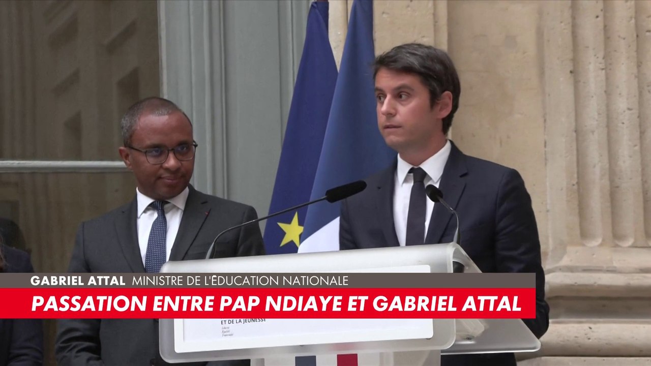 Gabriel Attal, nouveau ministre de l'Éducation Nationale : «Je prends mes fonctions avec humilité»