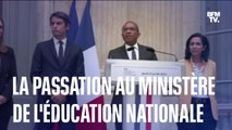 Remaniement: la passation entre Pap Ndiaye et Gabriel Attal au ministère de l'Éducation nationale