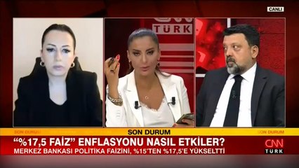 Uzman ekonomist faiz kararını yorumladı CNN Türk'e yorumladı