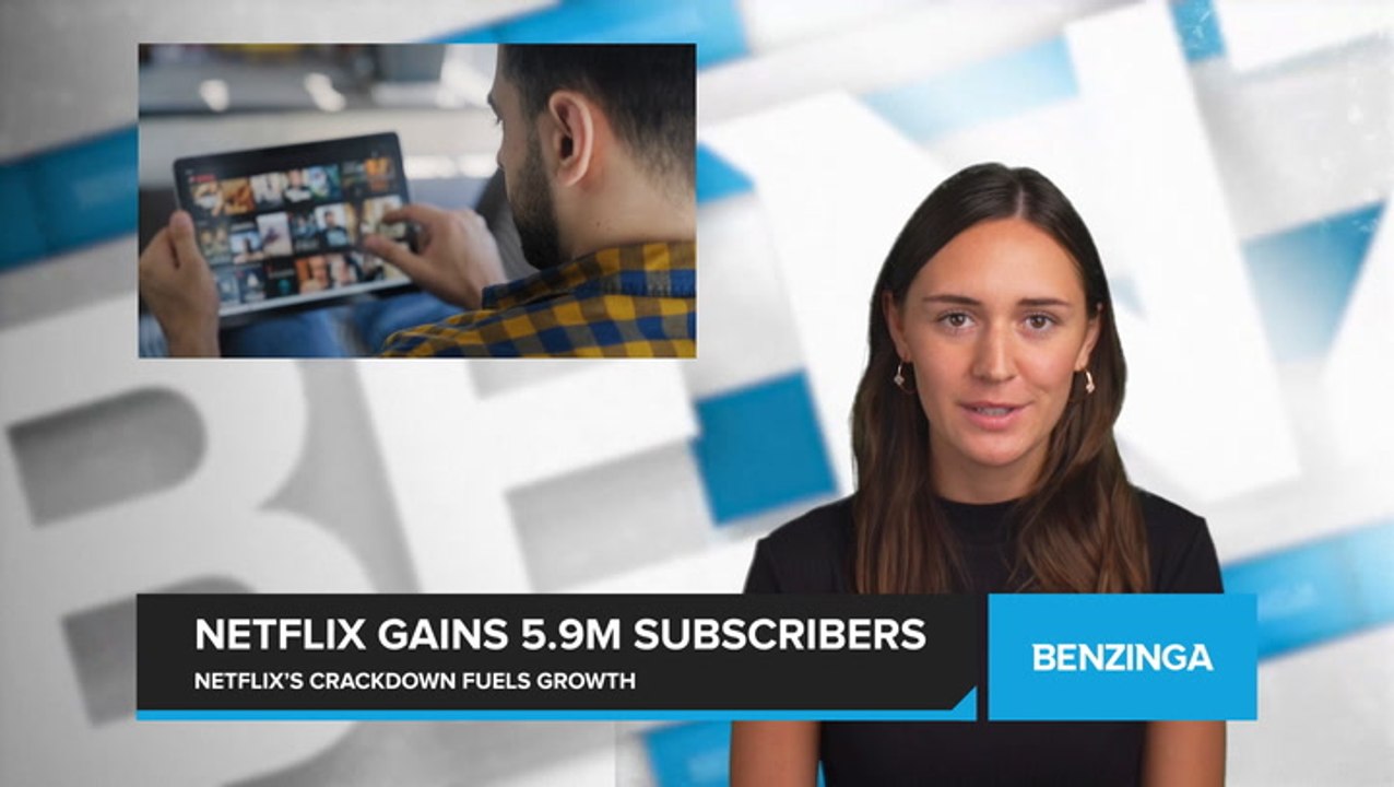 Netflix Gains 5.9M Subscribers