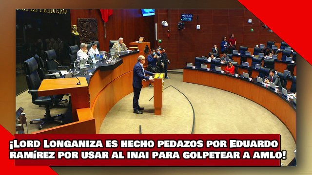 ¡VEAN! ¡Lord Longaniza es hecho pedazos por Eduardo Ramírez por usar al INAI para golpetear a AMLO!