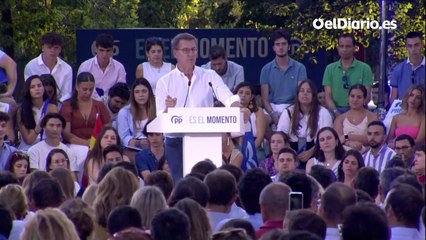 Feijóo pide a los afiliados del PP que "le echen" del gobierno y del partido si miente