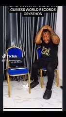 Intentó llorar por 7 días para romper récord y quedó ciego