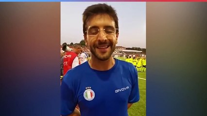 Partita del cuore per la Romagna: il video dei vip in campo