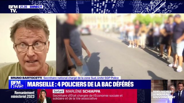 Policiers déférés à Marseille: Nous sommes scandalisés , affirme Bruno Bartocetti (secrétaire national Unité SGP Police chargé de la zone Sud)