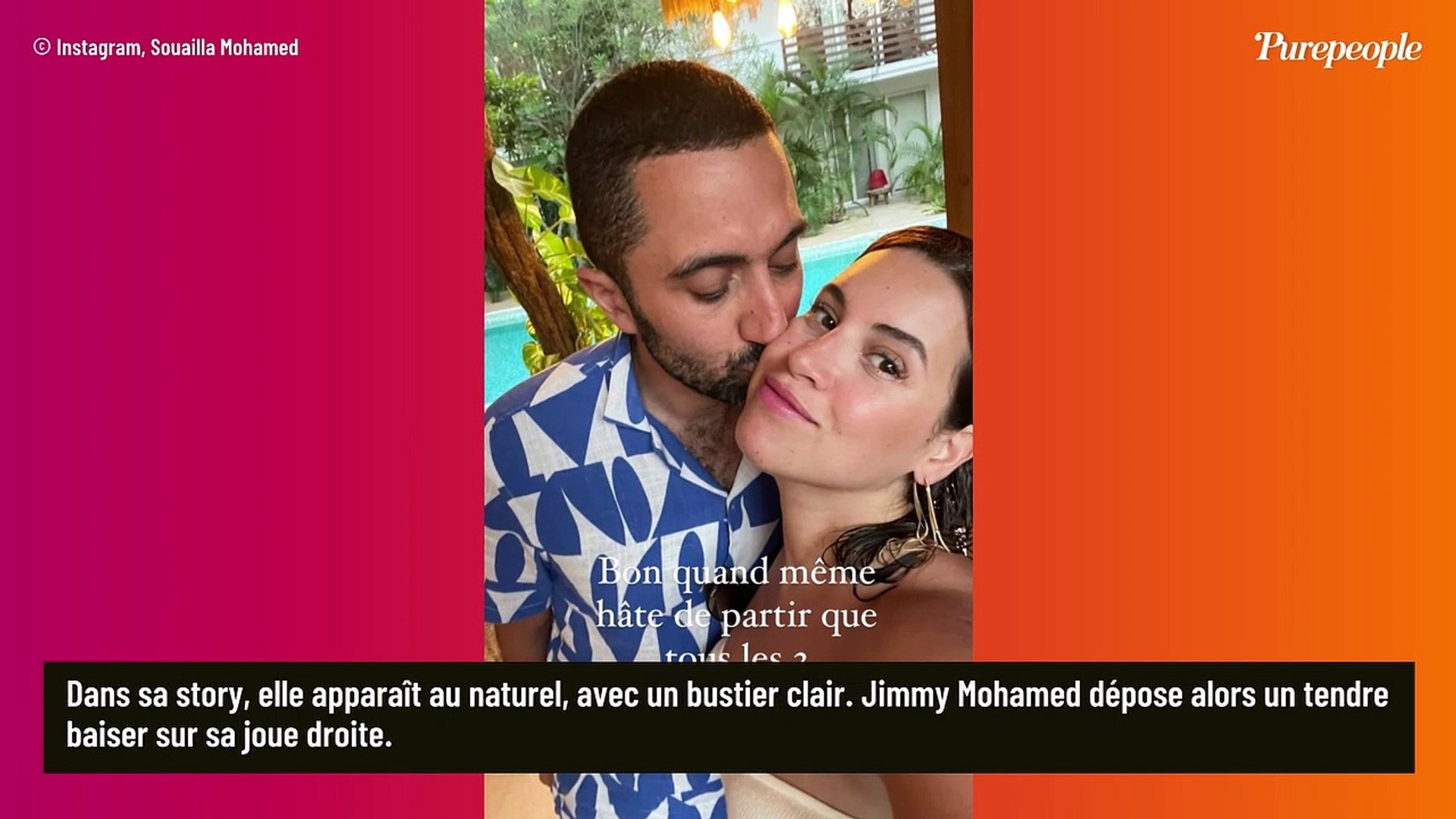 PHOTO La femme de Jimmy Mohamed, Souailla, se dévoile enfin, baiser tendre  avec son époux - Vidéo Dailymotion