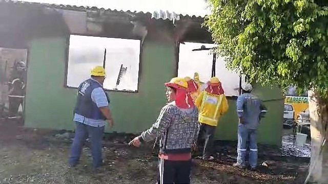 Incendio deja en cenizas instalaciones de Umopar en Puerto Quijarro