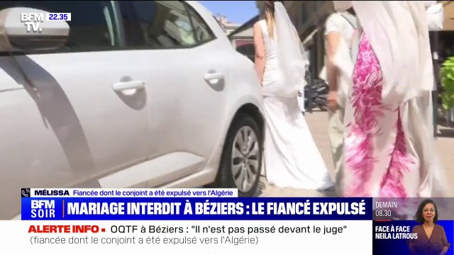 Mariage interdit à Béziers: Il y a un acharnement sur ma personne et celle de mon mari , assure Mélissa, dont le conjoint a été expulsé vers l'Algérie