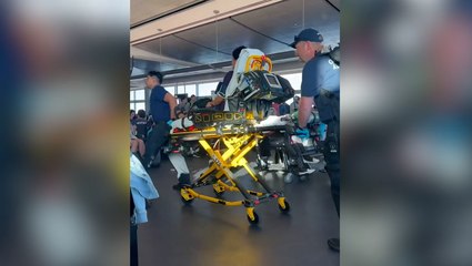Passengers stretchered off Delta flight after getting ‘sick from heat’