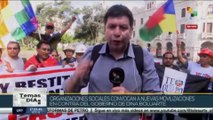 Perú: Continúan movilizaciones en contra el gobierno de Dina Boluarte