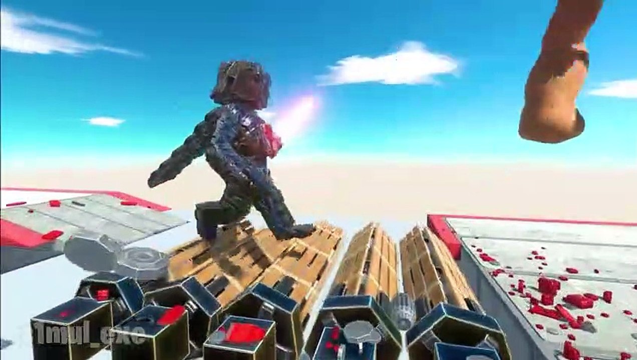 Only Fast Runners with Luck Will Escape from Hammer - Animal Revolt Battle Simulator