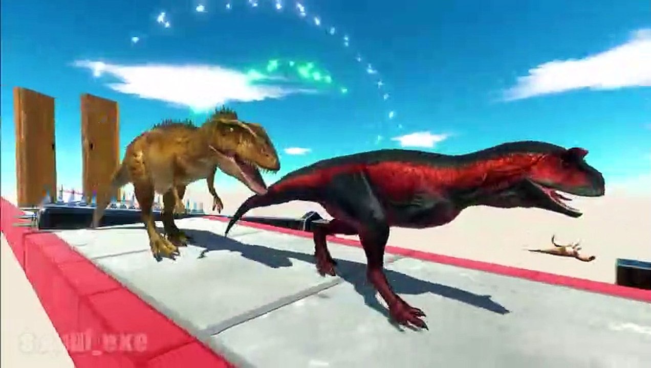 Run Away from Baby Goro and Purussaurus - Animal Revolt Battle Simulator