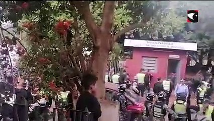 Así fueron los incidentes entre la Policía paraguaya y los usuarios del puente Posadas-Encarnación