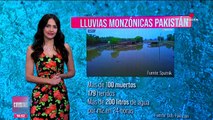 Lluvias monzónicas golpean a Pakistán