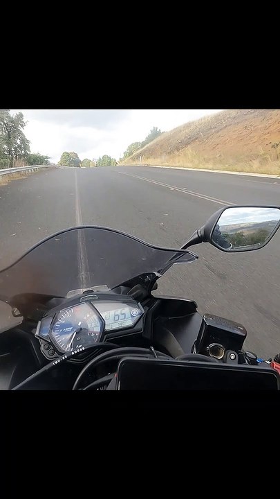 Motorcyclist Has Run-In With Kangaroo