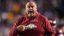 Arkansas HC Sam Pittman Talks About Drinking Beer After Wins