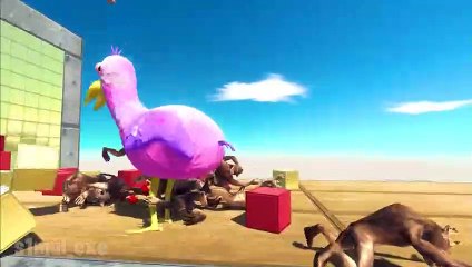 Run Away from Monsters of Garten of BanBan - Animal Revolt Battle Simulator