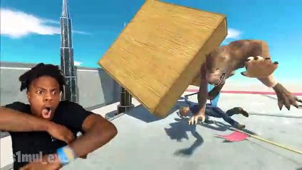 Run Away from the Saw and Knock Down the Tower - Animal Revolt Battle Simulator