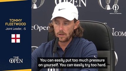 Home support helps Fleetwood be Open joint-leader after round one