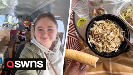 Woman who lives in one of the world's most remote villages flies 200 miles to pick up takeaway