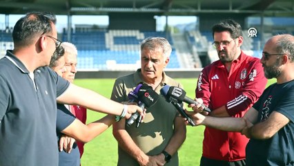 SALZBURG  - Beşiktaş Teknik Direktörü Şenol Güneş, gazetecilerin sorularını yanıtladı (1)