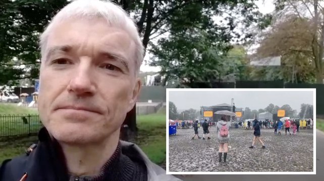 The lush grass at Hillsborough Park may have been turned to mud – but now officials are looking towards the big clean-up