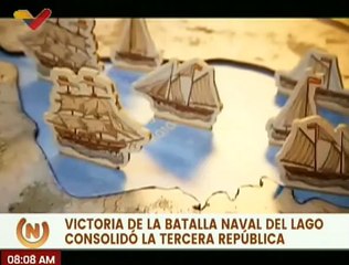 Fuerzas Patriotas se impusieron ante el Imperio Español con la victoria de la Batalla Naval del Lago