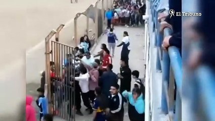 Batalla Campal en un partido de fútbol en Urundel