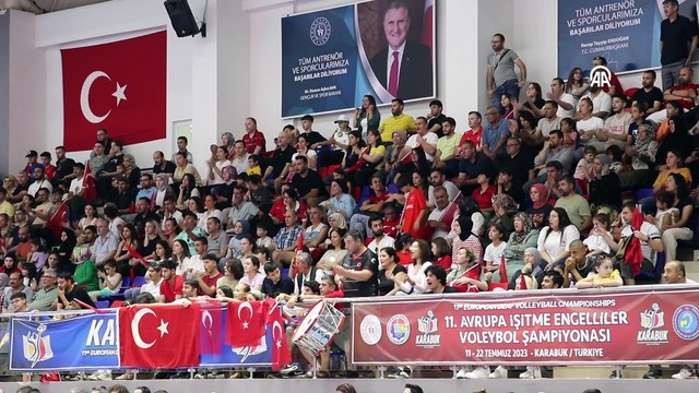KARABÜK - İşitme Engelliler Erkek Voleybol Milli Takımı, Avrupa şampiyonu oldu