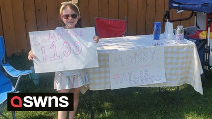 8-year-old Swiftie buys Eras Tour tickets after she raised $1,300 by selling lemonade and friendship bracelets