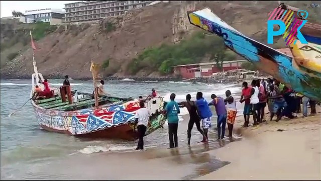 Ouakam : le moteur, la pirogue et des effets personnels de migrants retrouvés