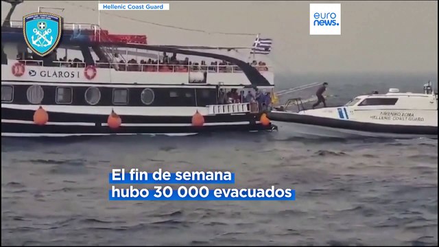 Grecia | Más evacuaciones en Rodas, Corfú y Eubea por los incendios tras un fin de semana infernal