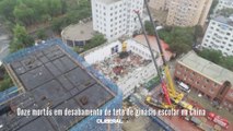 Onze mortos em desabamento de teto de ginásio escolar na China