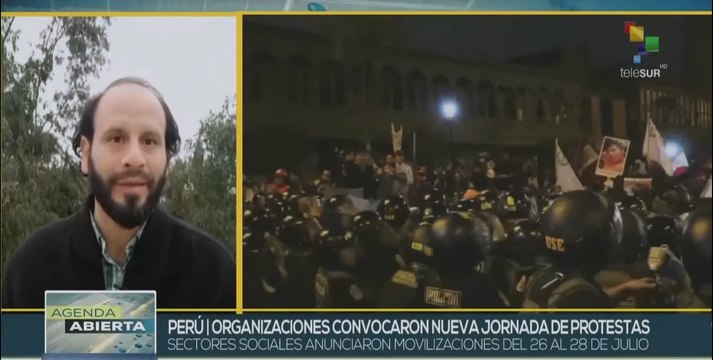 Organizaciones sociales de Perú convocan a plantones en zonas capitalinas