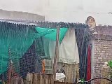 Weather News: मेघ गर्जना के साथ हुई बरसात-video