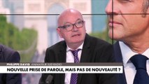 Philippe David : «Sur la forme, parler à 13h un 24 juillet, est assez surprenant »